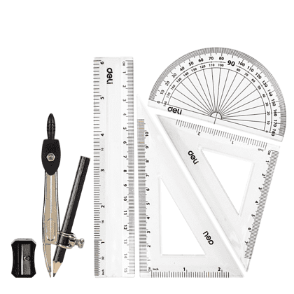 Набор для черчения "Deli EG30505", ассорти, -50%