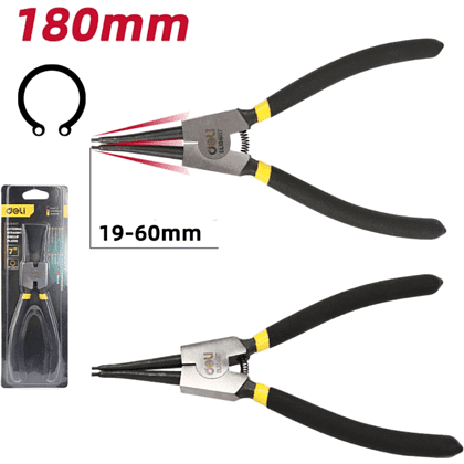 Съемник стопорных колец Deli YS EDL104107, прямой, 180 мм - 2