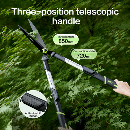 Сучкорез садовый Deli GS EDL-YL1005, 850 мм, черный, зеленый - 5