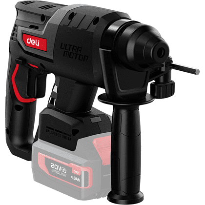 Аккумуляторный перфоратор Deli RS EDE-DC20-2, 20 В, 2 Дж, без АКБ и ЗУ - 4