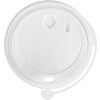 Крышка пластиковая для стаканов d=80 мм, для горячих напитков, 50 шт/упак, флип-топ, белый - 2