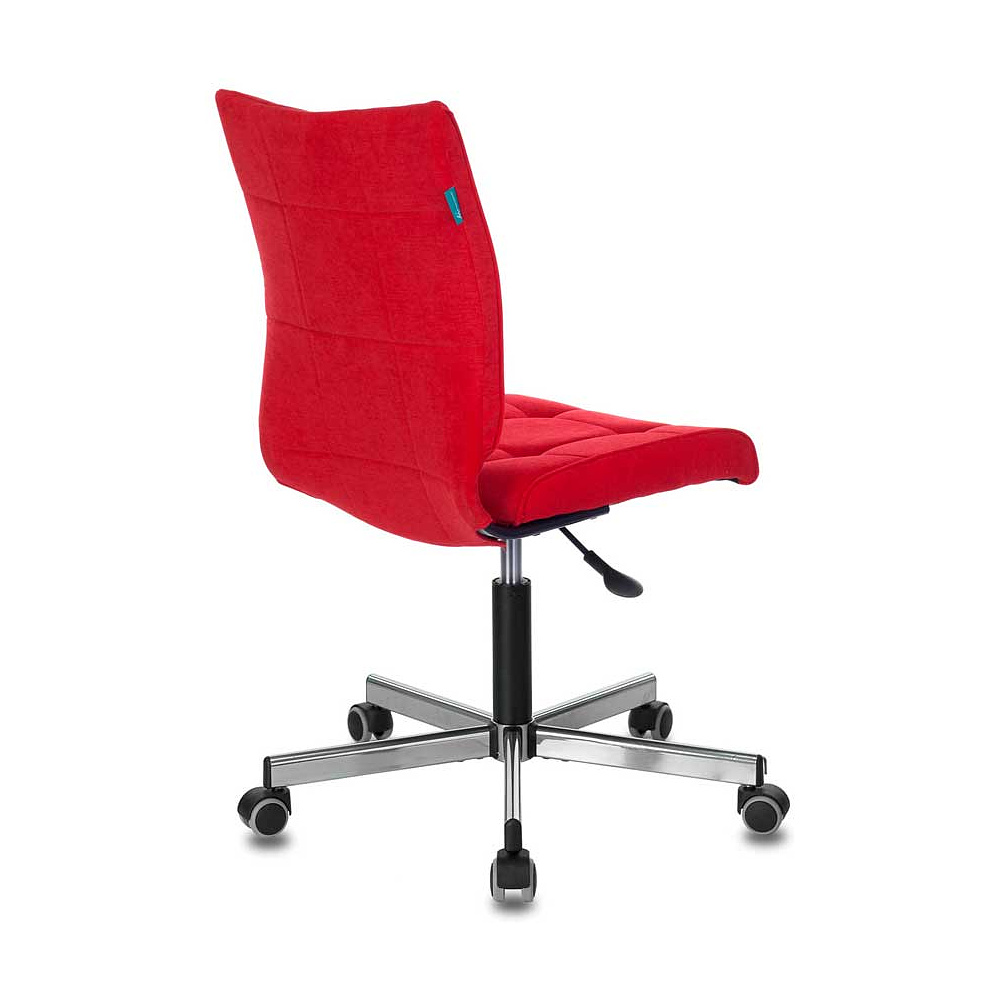 Кресло для персонала "Бюрократ СH-330M/LT", ткань, металл, красный - 4
