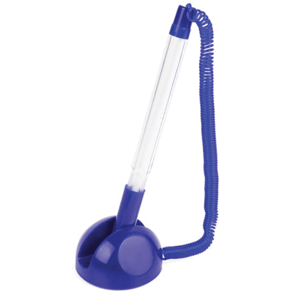 Ручка шариковая на подставке "Стенд-Пен", 0.5 мм, синий, стерж. синий