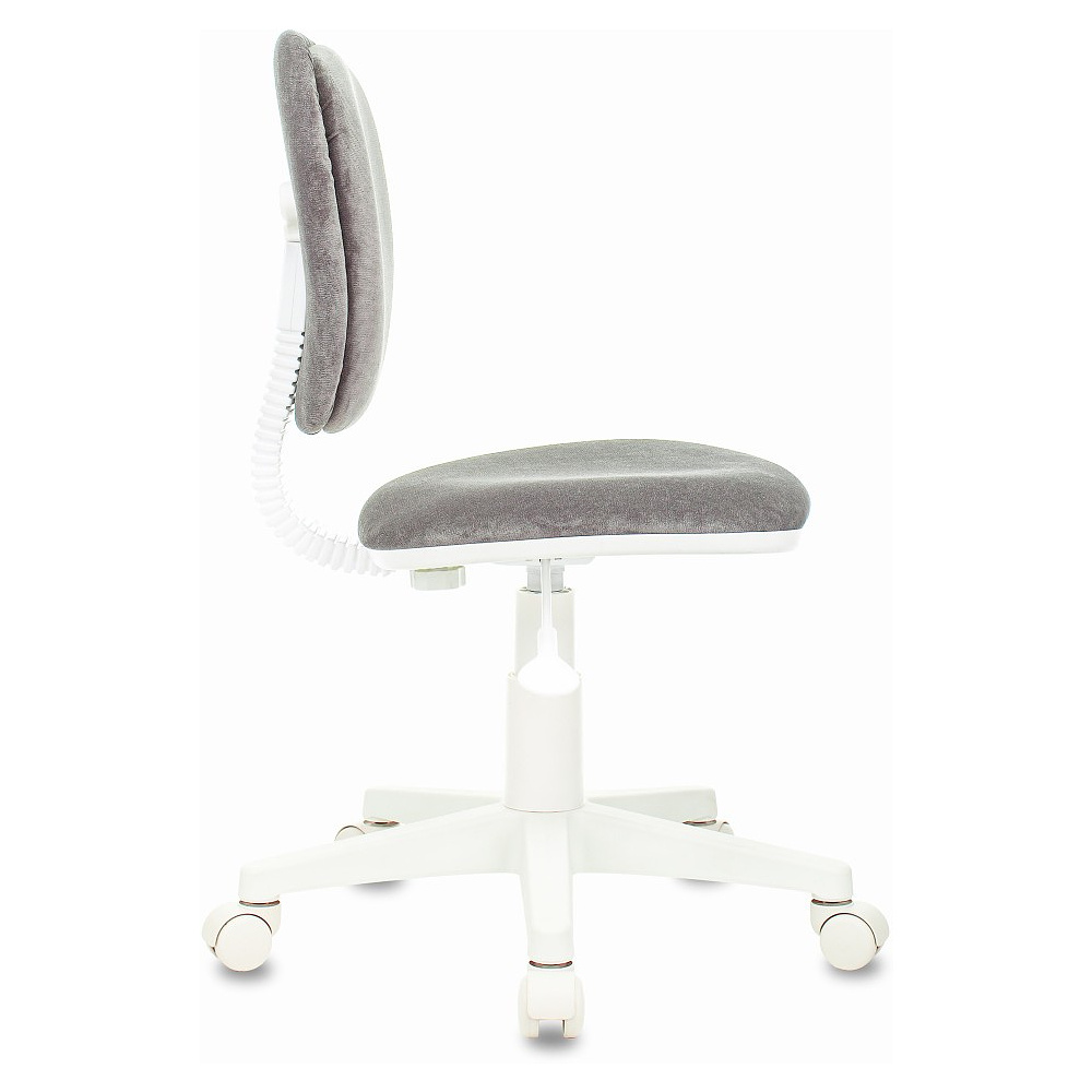 Кресло детское Бюрократ CH-W204NX, ткань, пластик, серый - 3