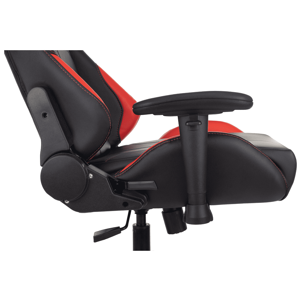 Кресло игровое Бюрократ Zombie VIKING 5 AERO Red Edition экокожа, черный, красный - 7