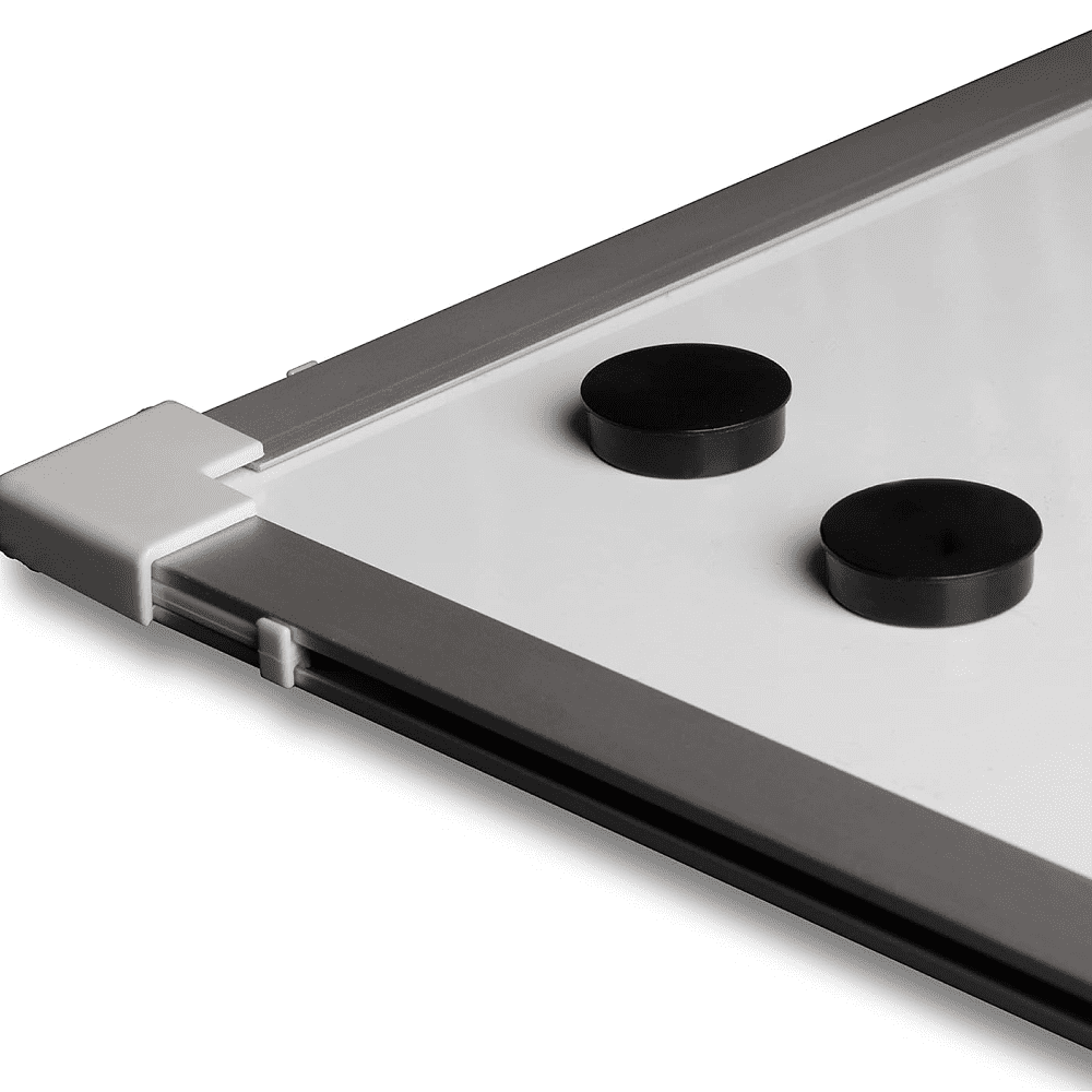 Магнитная доска с полимерным покрытием "C7", 120х150 см, белый - 2