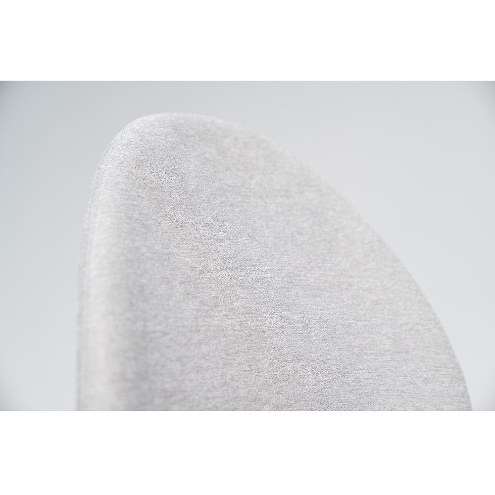 Кресло детское Ergosmart Maximus, ткань, серый, пластик, корпус белый, с чехлом "серебристый аллигатор" - 13