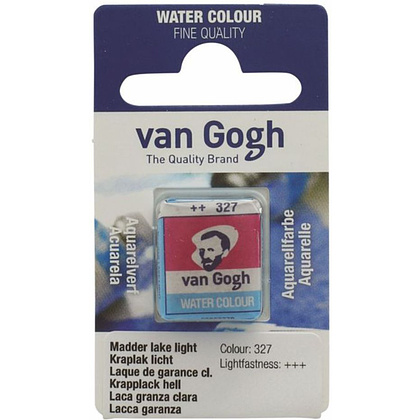 Краски акварельные "Van Gogh", 327 краплак светлый , кювета