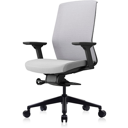Кресло для руководителя Bestuhl "J1", сетка, ткань, пластик, серый 