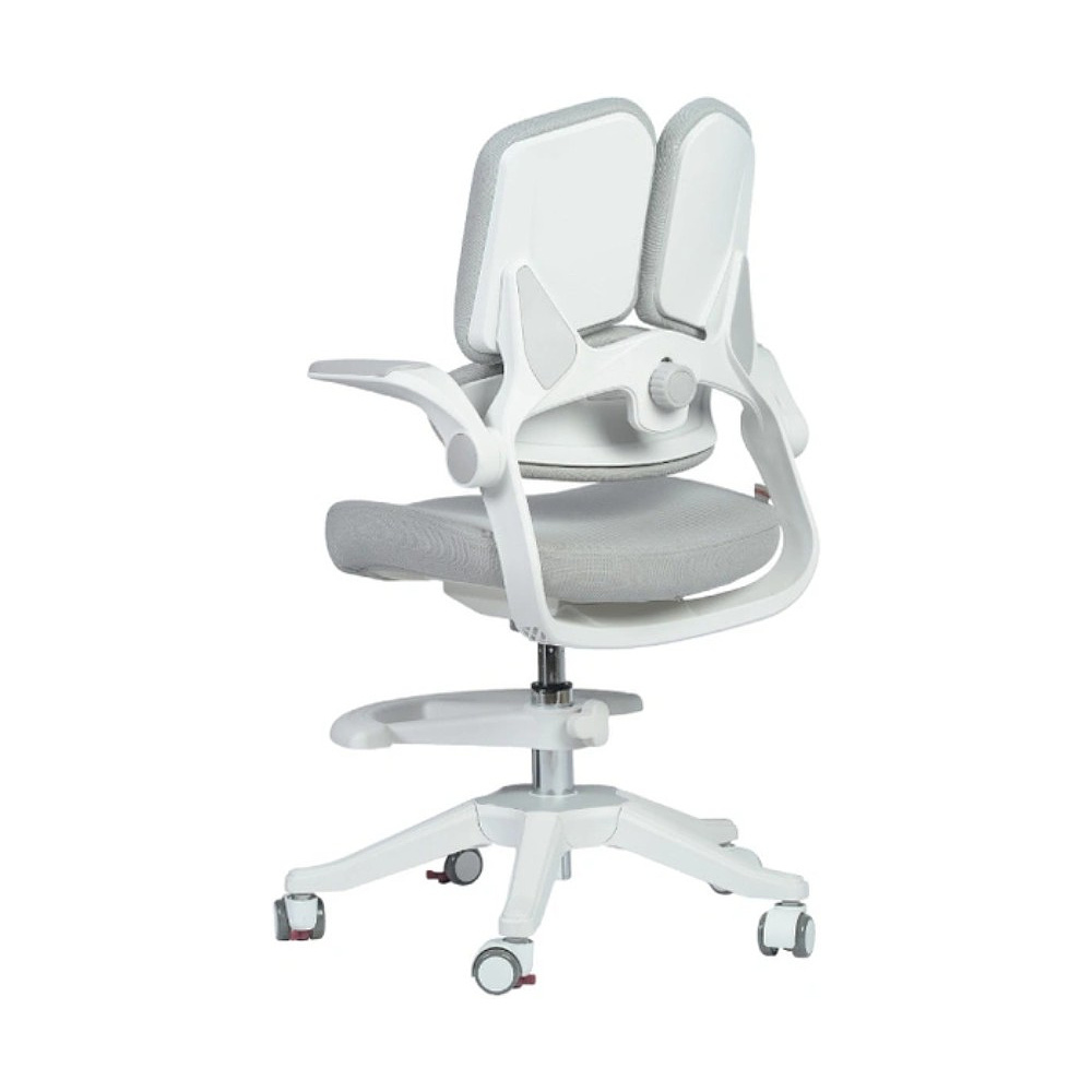 Кресло детское YOKA YC-10 Vally, сетчатая ткань, серый, пластик, белый - 4