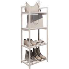 Обувница ALLERD 2+2 RION, белый муар