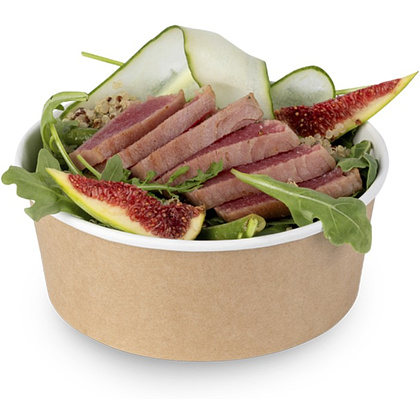 Контейнер бумажный 750 мл, 128/150х60, 45 шт/упак - 4