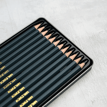 Карандаш чернографитный "Малевичъ", 12 шт, набор - 7