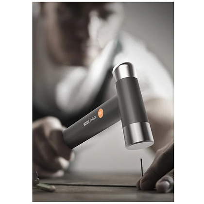 Молоток Deli HS EHT7008C, 0,25 кг, Soft Touch, оранжевый - 5