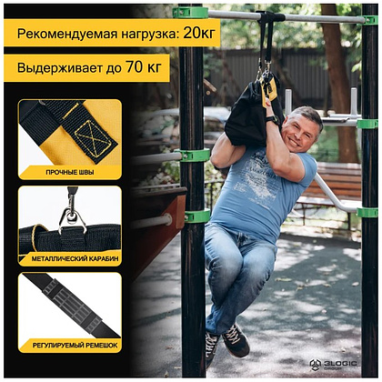 Сумка для инструментов Deli YS EDL430116, 360х180х250 мм, ткань Oxford, черный, желтый - 8