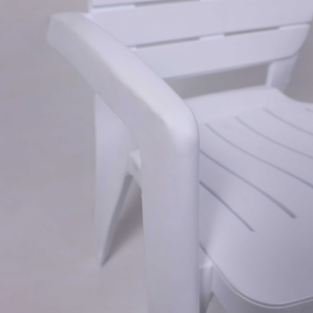 Кресло садовое "Прованс", пластик, белый - 7