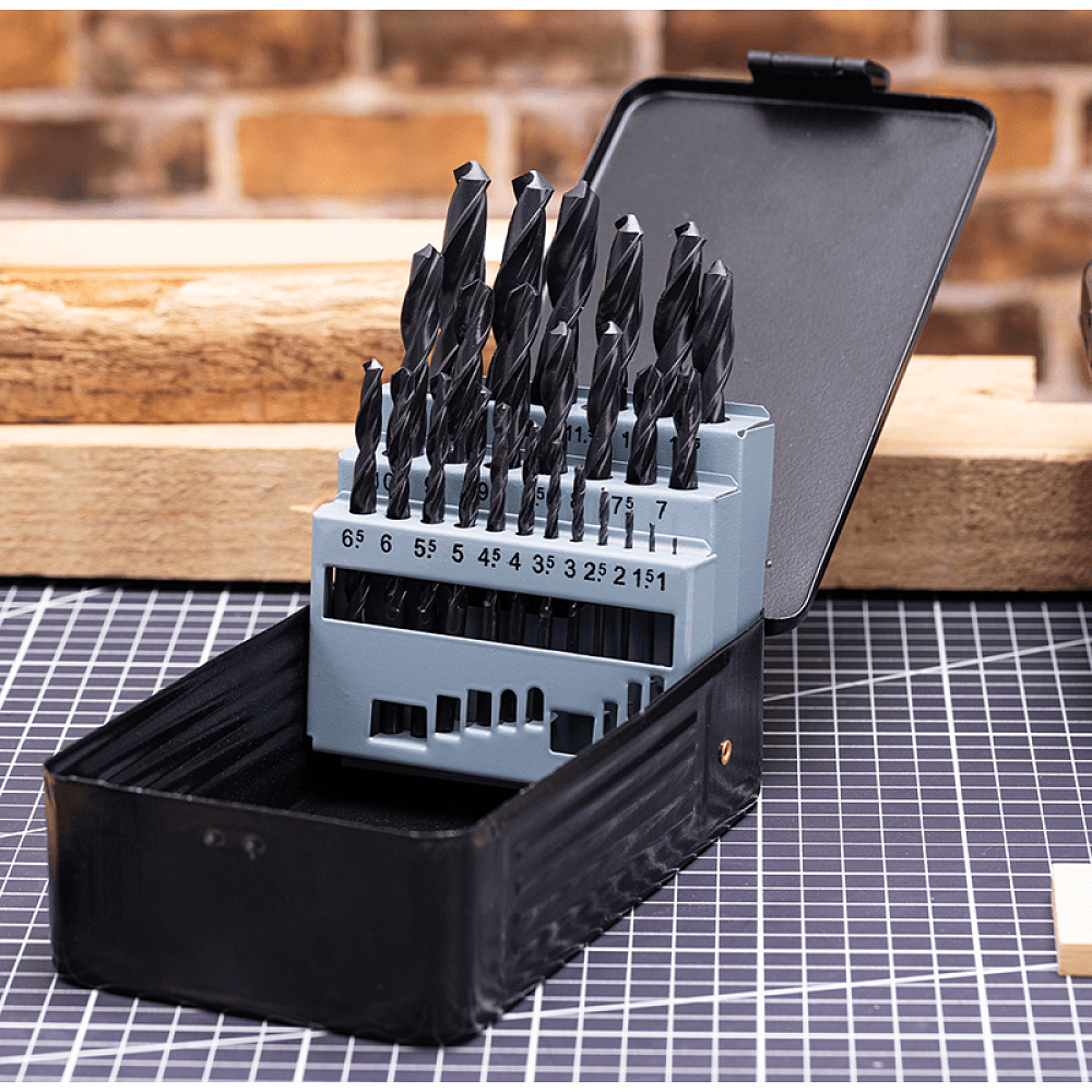 Набор сверел по металлу Deli RS EDH-MHZ025-ED1, 1-13 мм, DIN 338, 25 шт. - 3