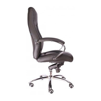 Кресло для руководителя "Kron", экокожа, металл, черный - 3