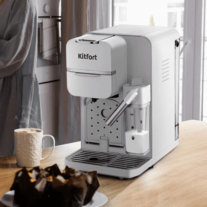 Кофеварка Kitfort KT-7253, белый - 8