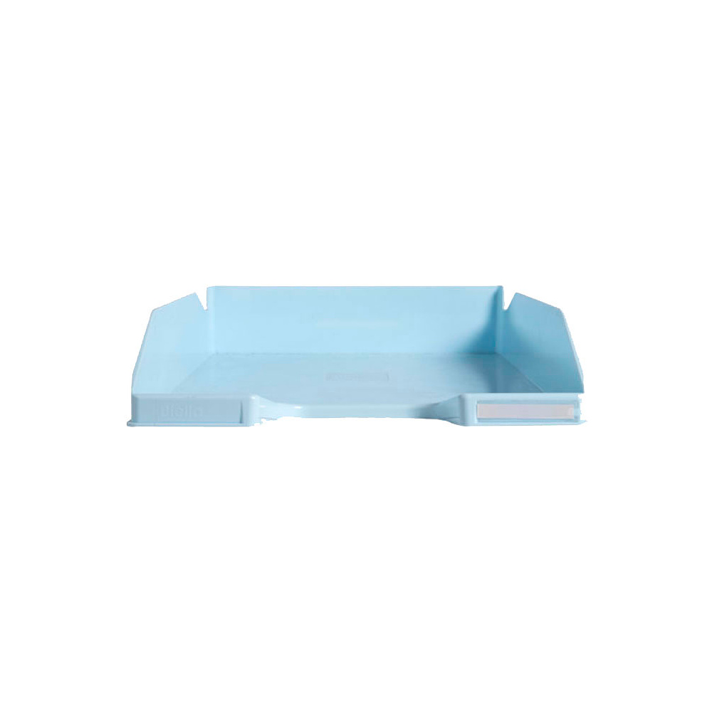 Лоток для бумаги горизонтальный "Aquarel", голубая пастель - 2