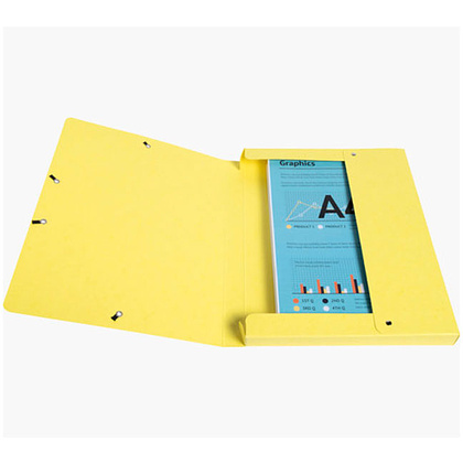 Папка на резинках "Aquarel", A4, 25 мм, картон, ассорти - 15