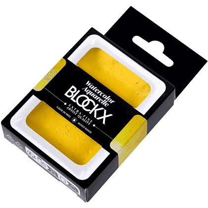 Краски акварельные "Blockx. Giant pan", 212 желтый Блокс, 18 мл., кювета - 2