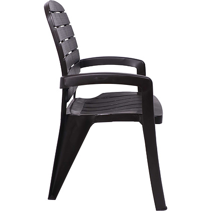 Кресло садовое "Прованс", пластик, шоколадный - 4