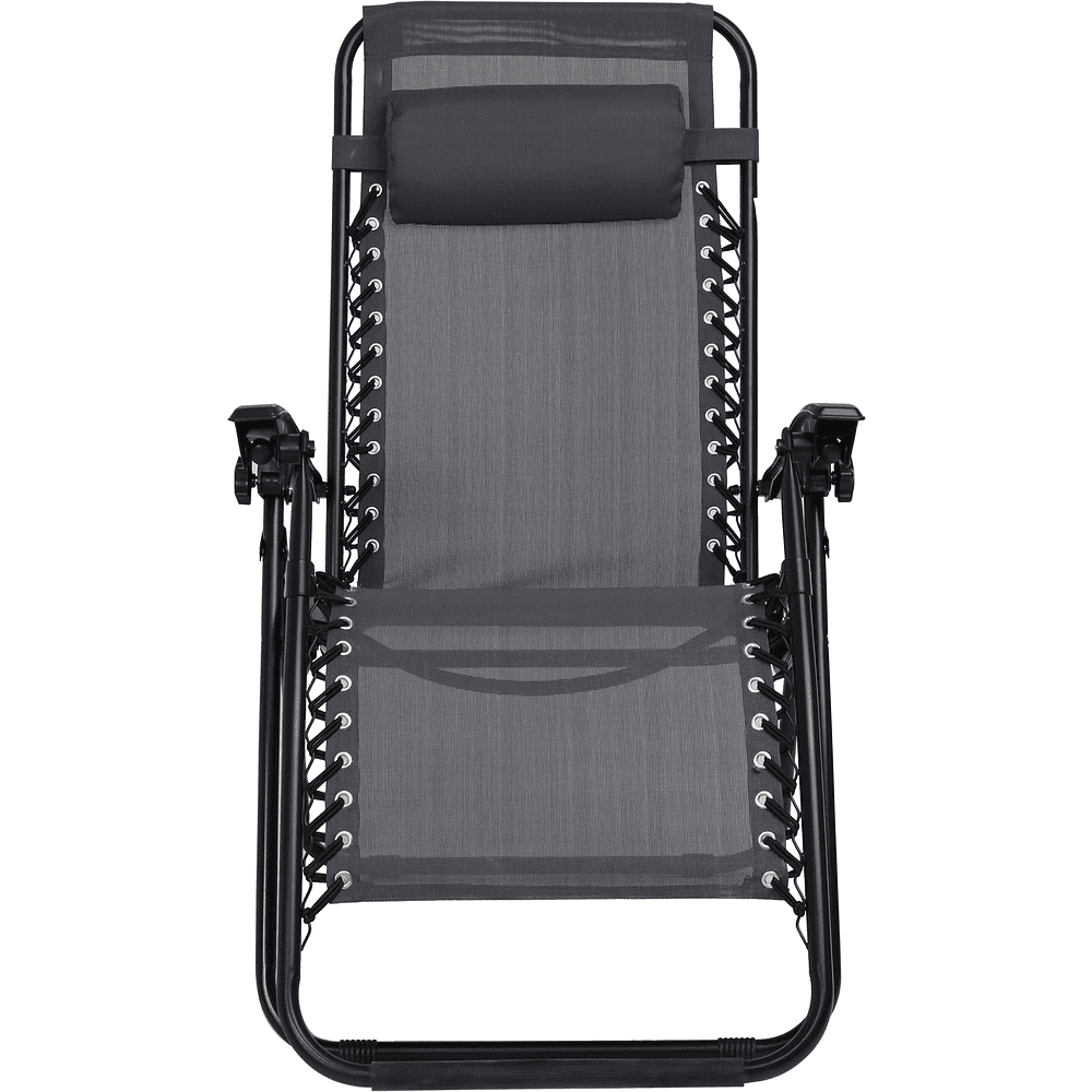 Кресло складное AksHome RELAX, ткань, серый, сталь черная - 9