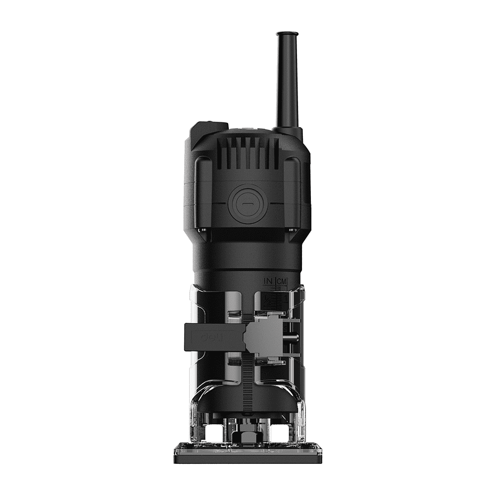 Фрезер кромочный Deli RS EDE-XB550-1E, 550 Вт, 6 мм, коробка, черный - 2