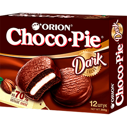 Печенье «Choco Pie Dark» в глазури, 360 гр 