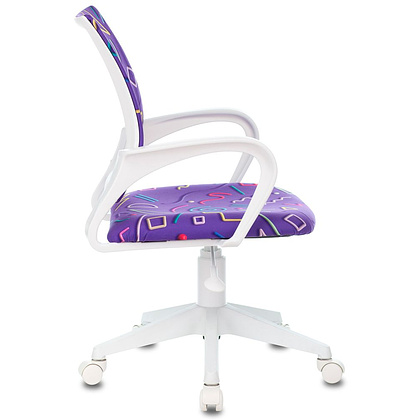 Кресло детское Бюрократ KD-W4, ткань, пластик, фиолетовый - 3