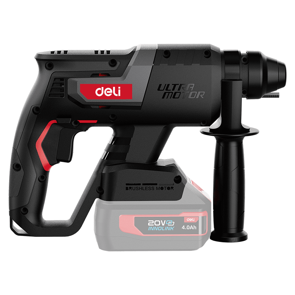 Аккумуляторный перфоратор Deli RS EDE-DC20-2, 20 В, 2 Дж, без АКБ и ЗУ - 5