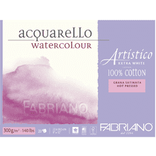Блок-склейка бумаги для акварели "Artistico Extra White", 23x30.5 см, 300 г/м2, 20 листов