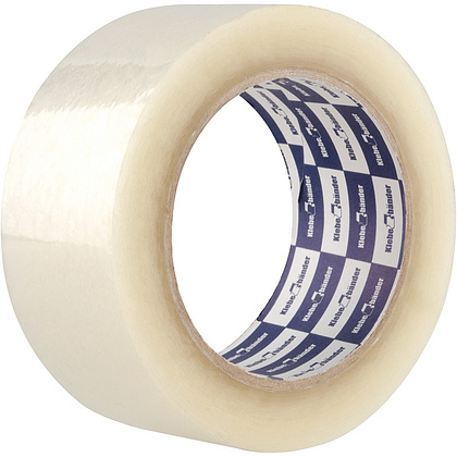 Клейкая лента упаковочная "Klebebander", 50 мм х 120 м, 40 мкм, прозрачная