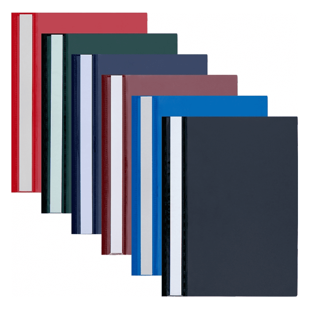 Папка-скоросшиватель "Panta Plast", А4, панорама, зеленый