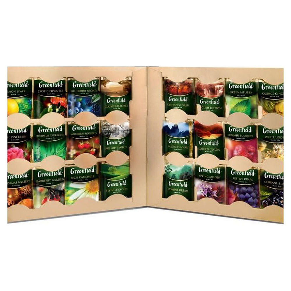 Чай "Greenfield" Premium Tea Collecton, 96 пакетиков х 1,75 гр, ассорти - 3