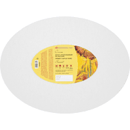 Холст на картоне овальный 