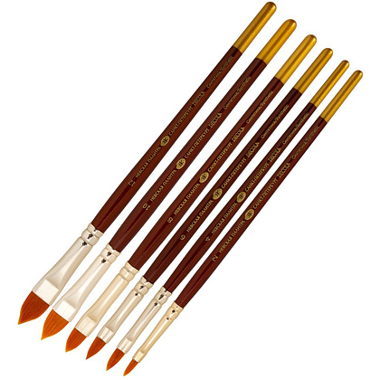 Кисть "Decola", синтетика, кошачий язык, №8 - 3