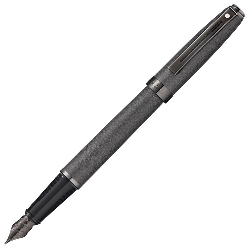 Ручка перьевая "Sheaffer Prelude", F, матовый графит, патрон черный+синий - 4