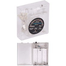 Гирлянда электрическая LED "Нить" с насадками "Роса" 5 м