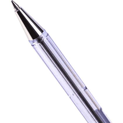 Ручка шариковая "ВК 77", 0.7 мм, прозрачный, стерж. синий - 6