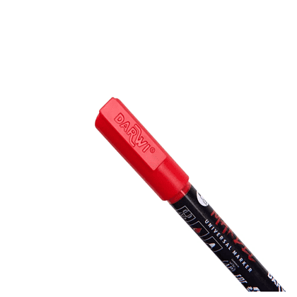 Маркер акриловый "Darwi.Marbel" 480, маковый красный - 4