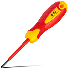 Отвертка диэлектрическая Deli YS EDL513060, PH2х60 мм, желтый, красный