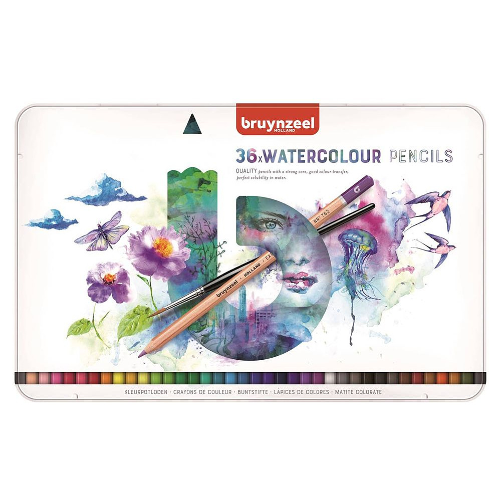 Набор карандашей акварельных "Expression", 36 цветов
