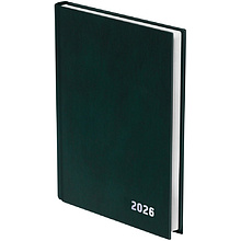 Ежедневник датированный A5 "Бумвинил BG" 2026, зеленый