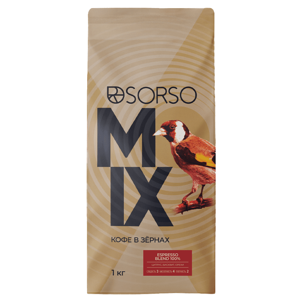 Кофе Sorso "Espresso Blend", зерновой, 1000 г