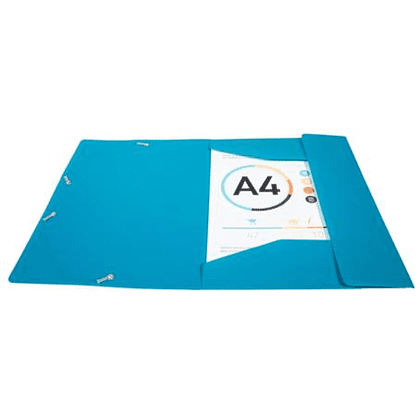 Папка на резинках "Exacompta", A4, 15 мм, полипропилен, зеленый - 4