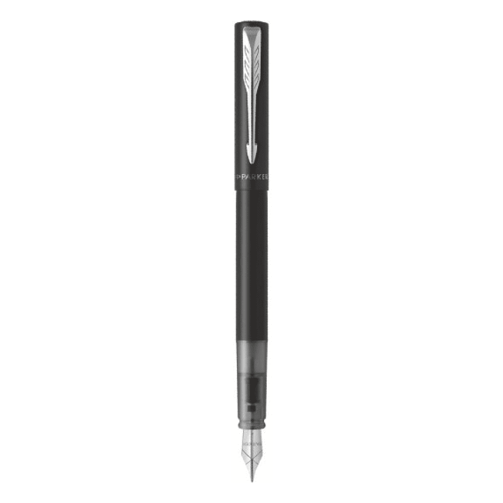 Ручка перьевая Parker "Vector XL" F21, М, черный, патрон синий - 2