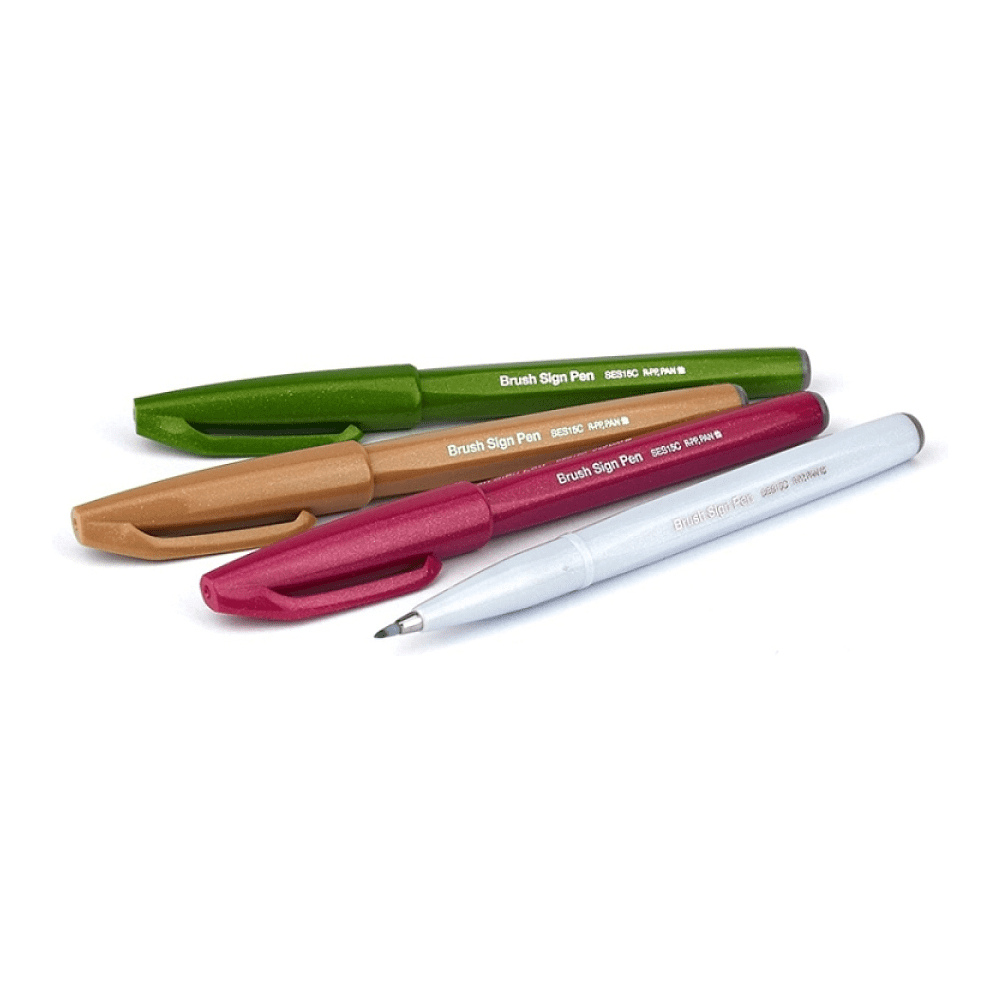 Маркер-кисть "Brush Sign pen. Nature", 4 шт - 2