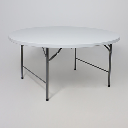 Стол складной Table AKS тип 10, 1520х1520х740 мм, пластик, белый - 6